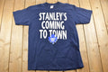 Vintage 1993 Toronto Maple Leafs Stanley's Coming To Town Graphic T-Shirt