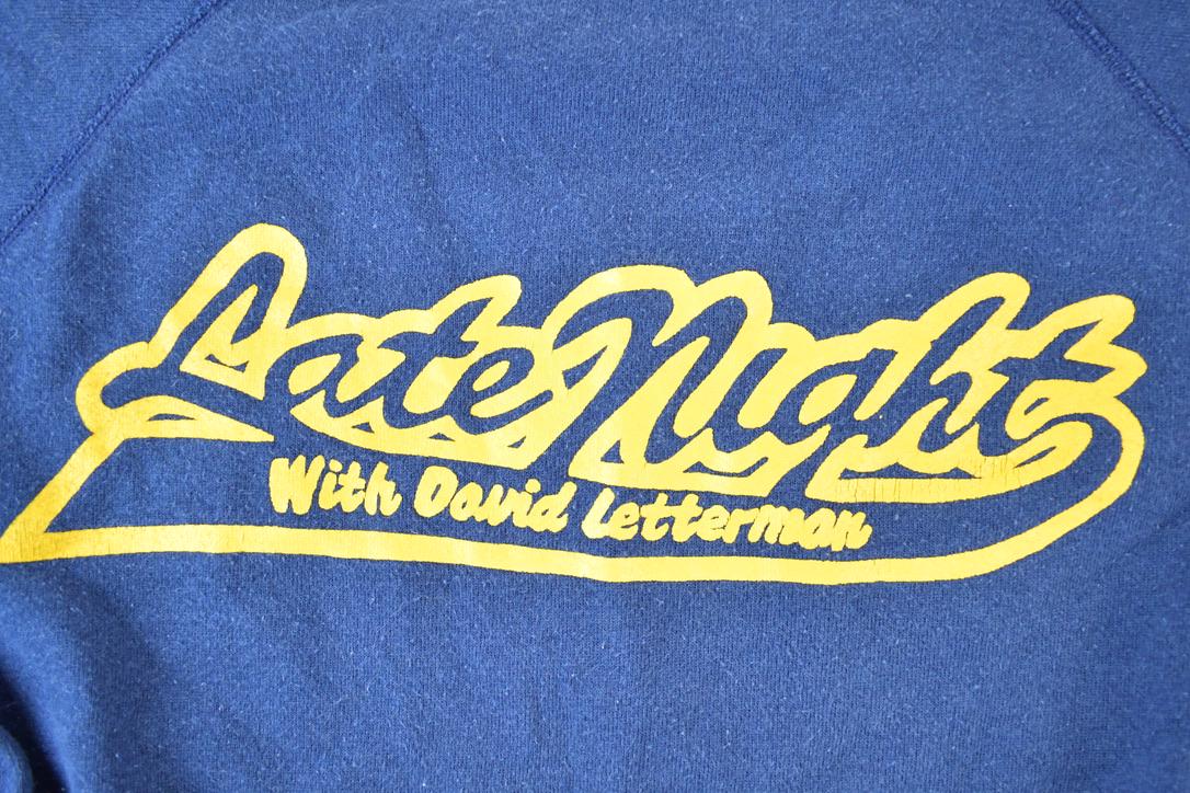 Vintage 1990s David Letterman Souvenir Crewneck Sweatshirt Made In USA