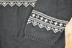 Vintage 1990s Talbots Chunky Holiday Knit Crewneck Sweater Women's L
