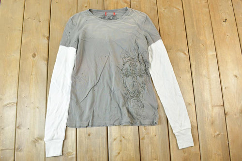 Women Vintage Vigoss Y2K Bedazzled T-Shirt