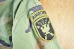 Vintage 1980s Airborne Military Button Up Shirt Mens L