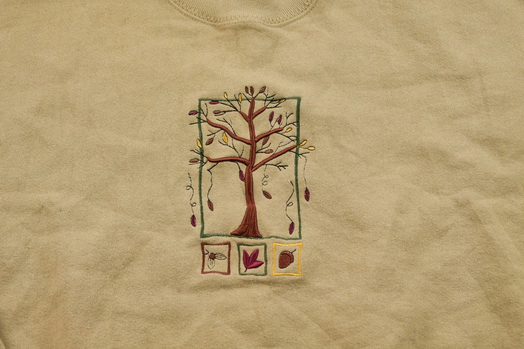 Vintage 1990s Cute Fall Crewneck Sweater
