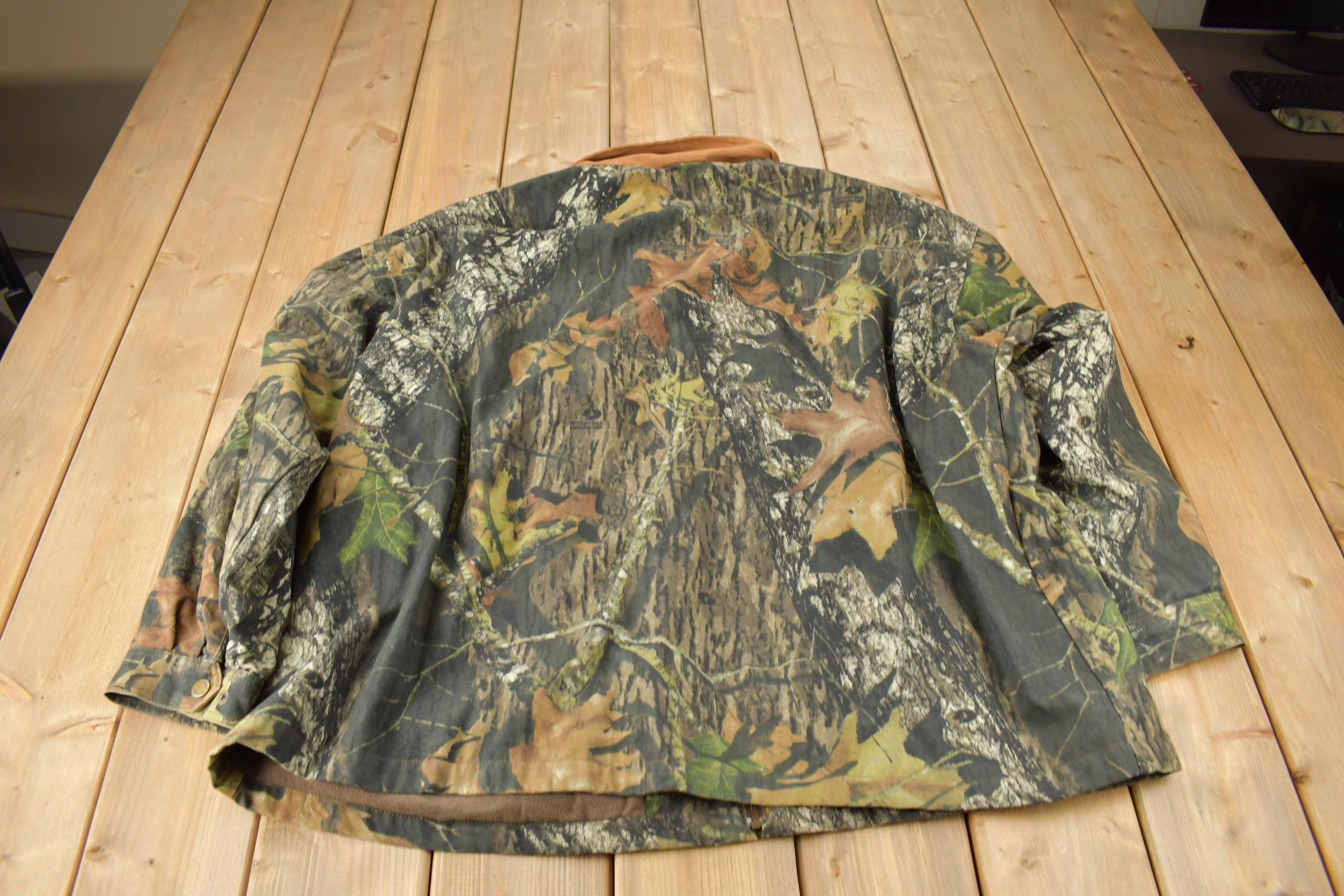 Vintage 1990s Field Staff Mossy Oak All Over Print Duck Jacket