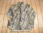 Vintage 1990s Walls HuntingReal Tree Camo Button Up