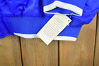 Vintage 1990s Deadstock NBA Hardwood Classics Philadelphia 76ers Satin Button Up Windbreaker Basketball Jacket