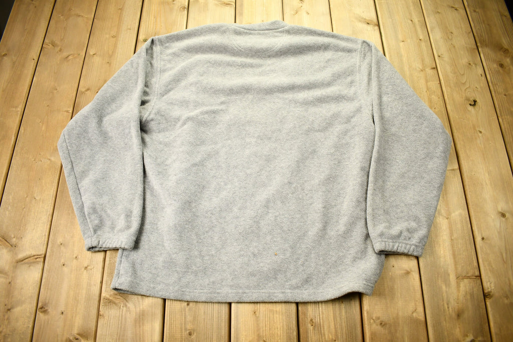 Vintage 1990s Fila Spell Out Fleece Crewneck Sweater
