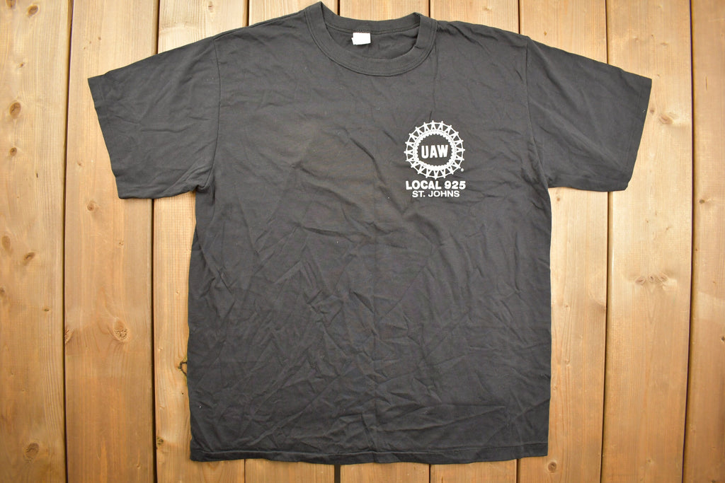 Vintage 1980s UAW Local 925 St Johns Graphic T Shirt