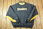 Vintage 1990s Reebok Pittsburgh Steelers Pro Line NFL Football Jacket