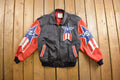 Vintage 1990s Micheal Hoban USA Patchwork Leather Jacket