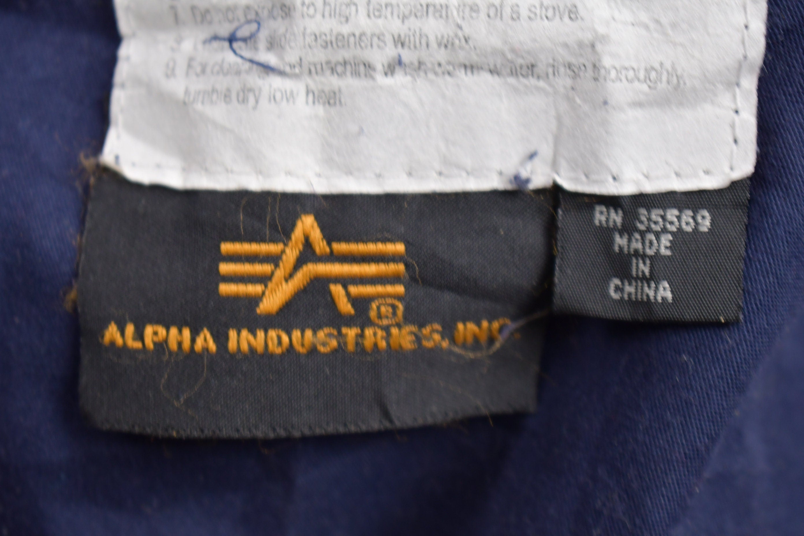 Vintage 1990s Alpha Industries Military Jacket