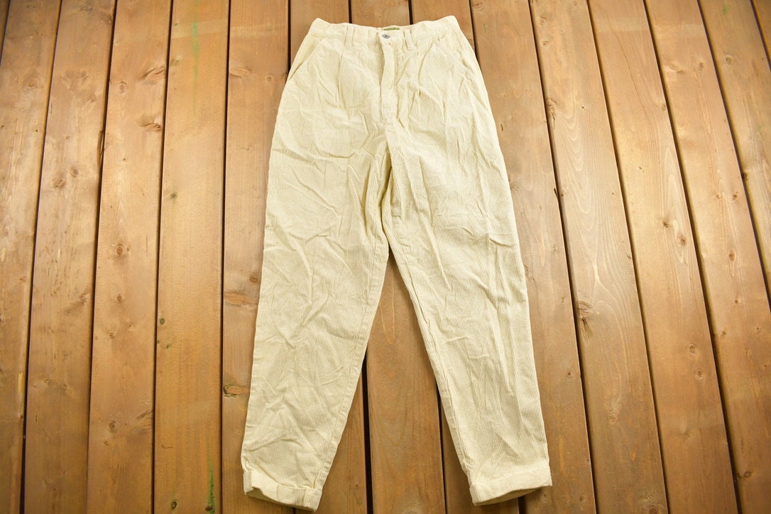 Vintage 1990s Esprit Corduroy Pants Size 27 x 29.5