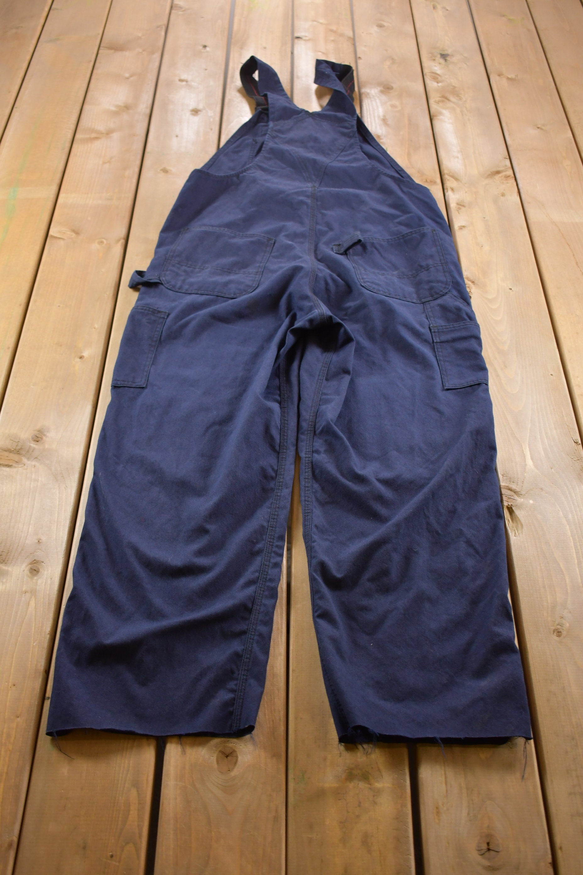 Vintage 1990s Carhartt Double Knee Canvas Overalls Size Medium