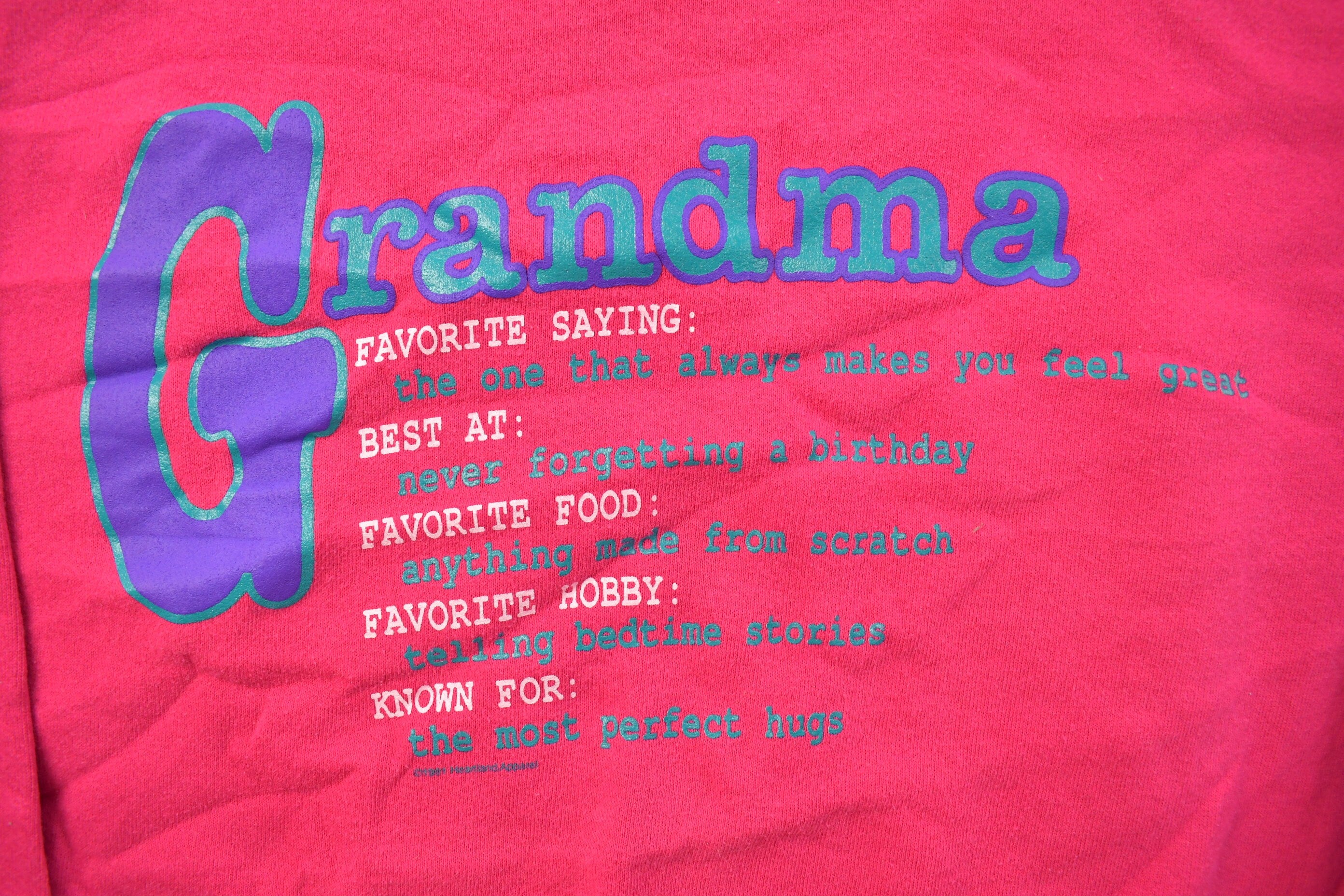 Vintage 1990s Grandmas Favourites Crewneck Sweatshirt