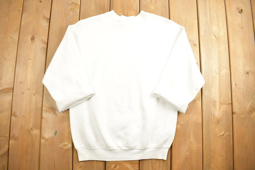 Vintage 1990s Leon Carson Sioux City Iowa Crop Sleeve Crewneck