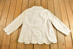 Vintage 1990s Roaman's Cotton Button Up Jacket