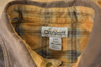 Vintage Y2K Plaid Lined Thrashed Carhartt Button Up Shirt