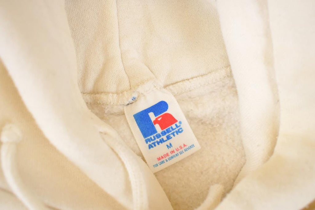 Vintage 1990s Russell Athletic Blank Hoodie Sweatshirt Men's M