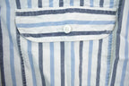 Vintage 1990s Blue Button Up Shirt /