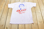 Vintage 1988 Ollie for President Oliver North Cartoon T-Shirt Mens