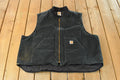 Vintage 1990s Carhartt Sherpa Lined Jacket Vest Mens 4XL