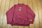 Vintage 1990s Players Van Heusen Golf Mockneck Sweatshirt Adult S-M