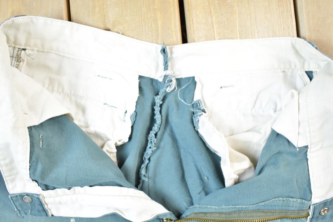 Vintage 1970s Work Pants Size 32 x 26 Made In USA