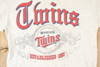 Vintage 1990s Minnesota Twins Gothic Font MLB T-Shirt Men's M