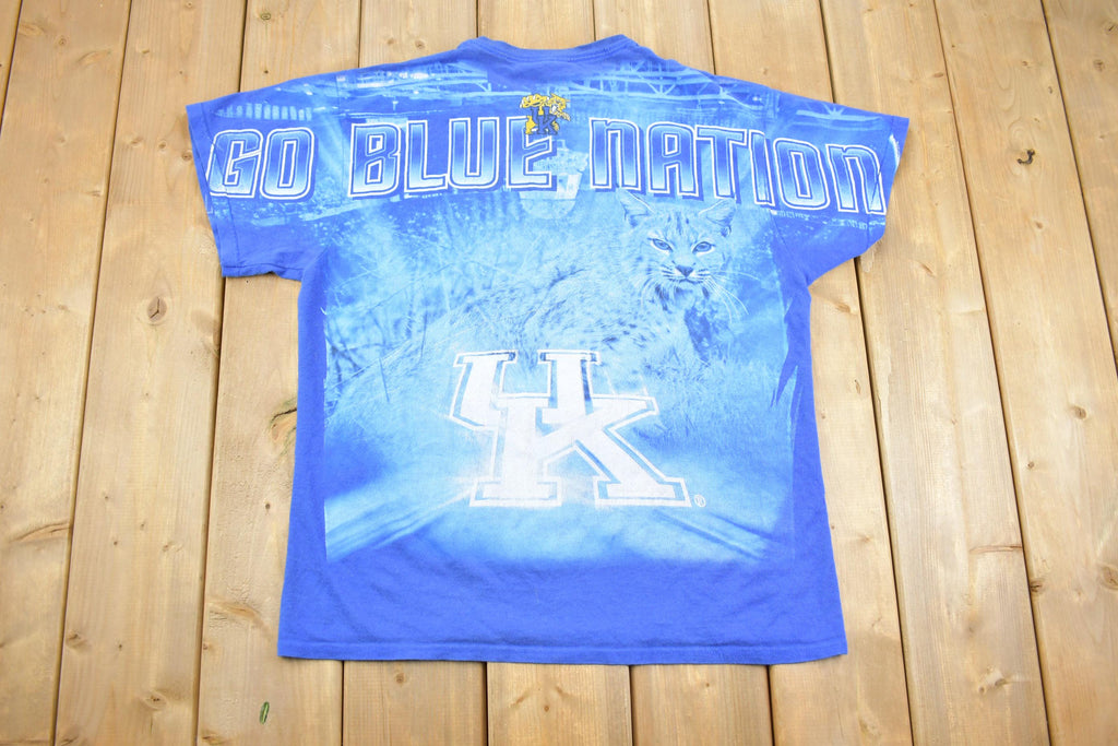 Vintage Y2k University Of Kentucky Wildcats Pride All Around Graphic T Shirt