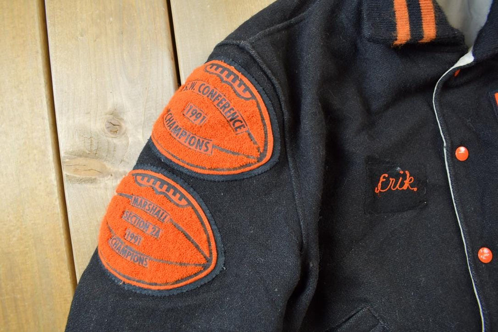 Vintage 1993 Marshall Tiger Marching Band Wool Varsity Jacket