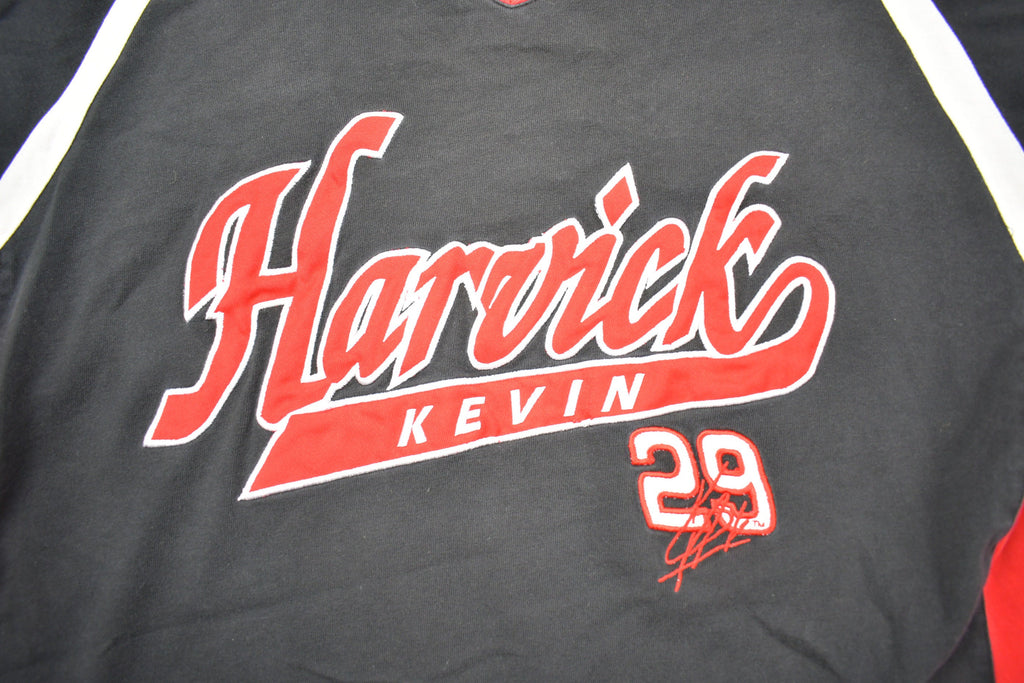 Vintage 1990s Kevin Harvick NASCAR Racing T-Shirt / V-Neck / Racing Tee / 90s Streetwear / Sportswear