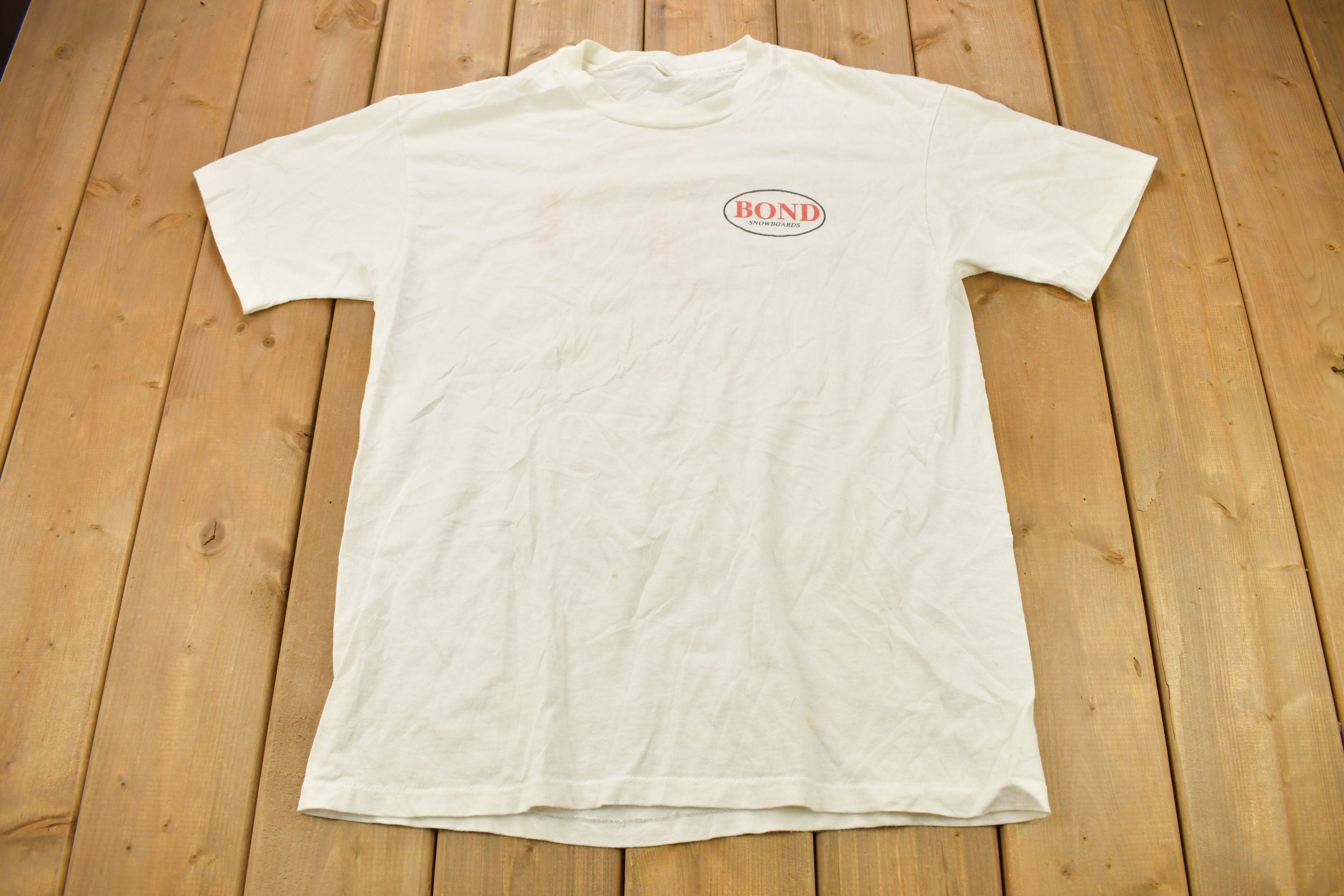 Vintage 1990s Bond Snowboards Graphic T Shirt