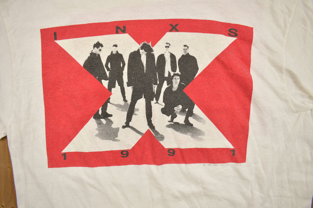 Vintage 1991 INXS North America Tour Band T-shirt