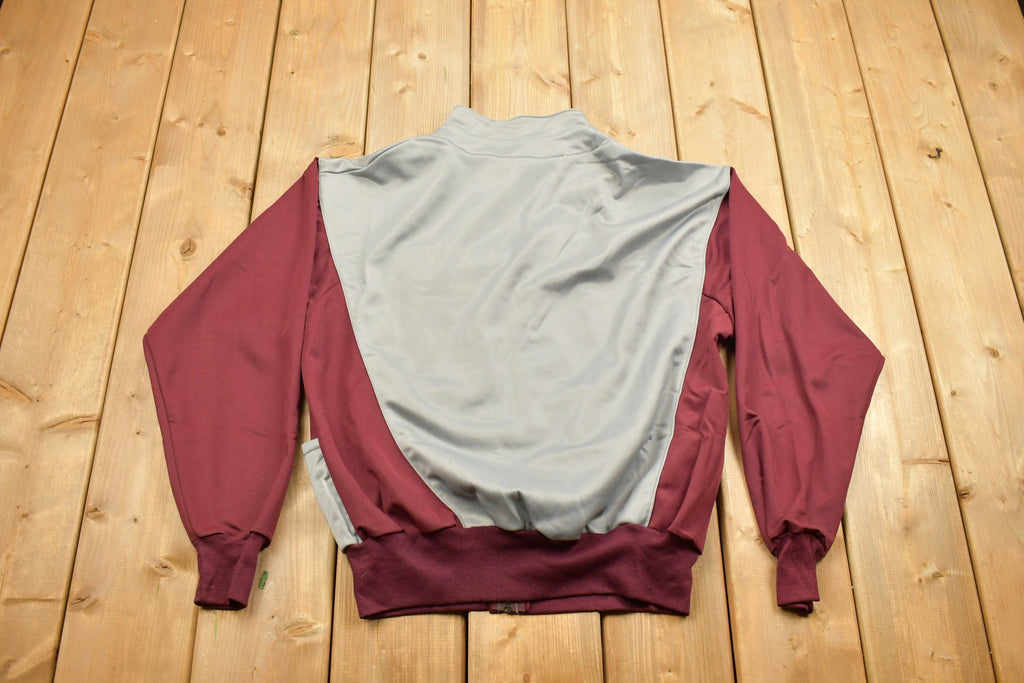 Vintage 1990s RB Sports Colour Block Zip Up Warm Up Sweatshirt