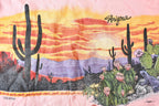 Vintage 1990s Arizona USA Western Desert Vista Souvenir Single StitchGraphic T-Shirt