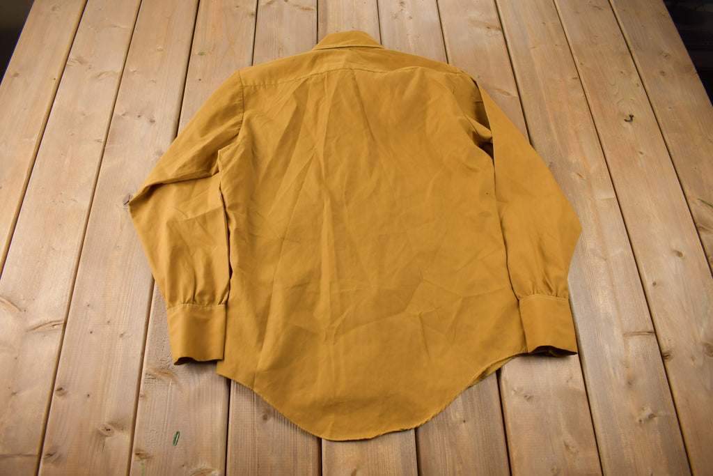 True Vintage 1970s Body Shirt By Campus Button Up Dress Shirt