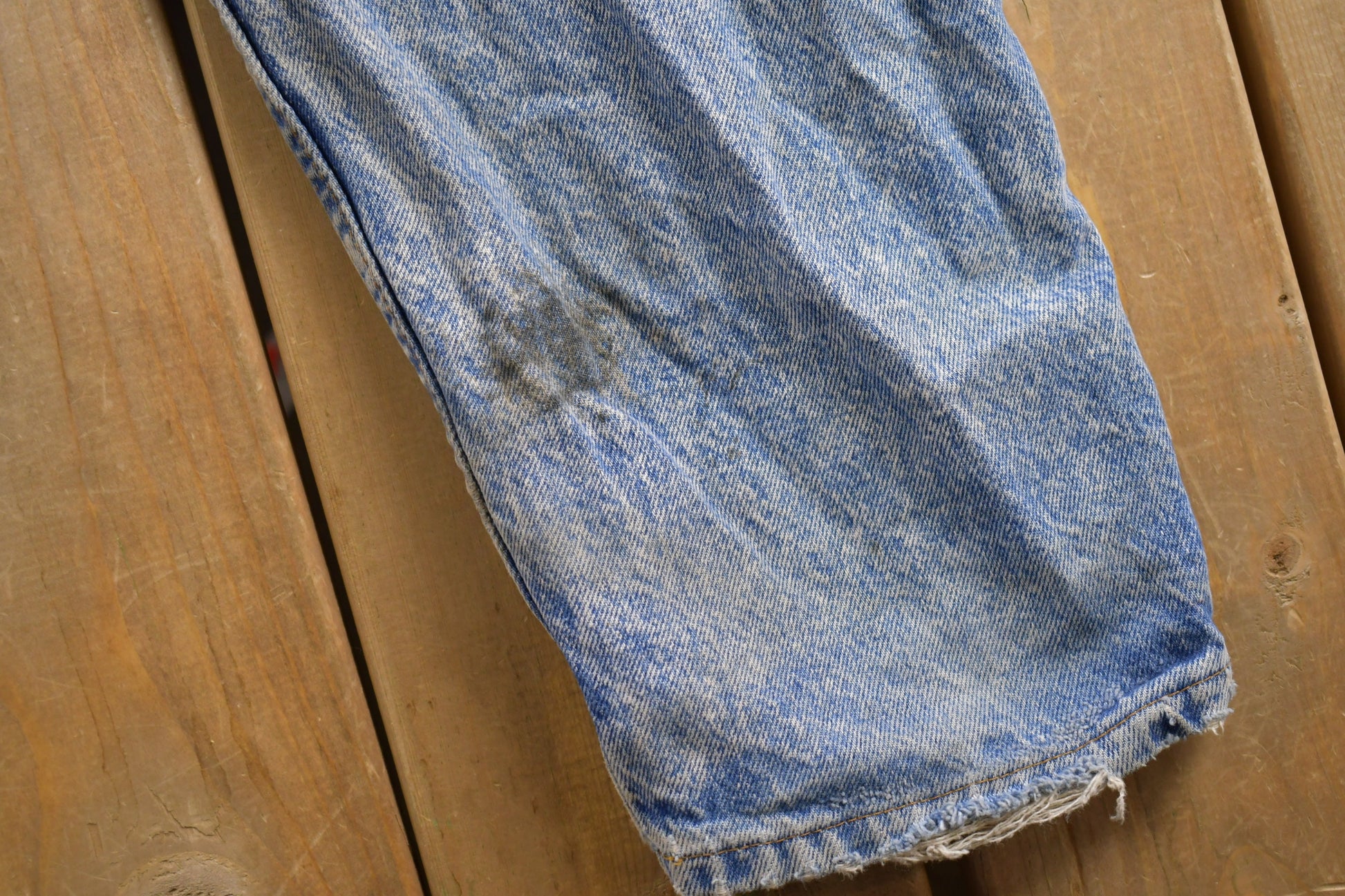 Vintage 1980s Levi's Orange Tab Jeans Size 35 x 31.5