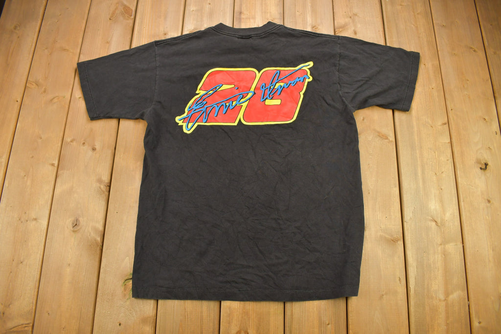 Vintage 1990s Ernie Irvan NASCAR Mac Tools Racing T-Shirt Made In USA Single Stitch