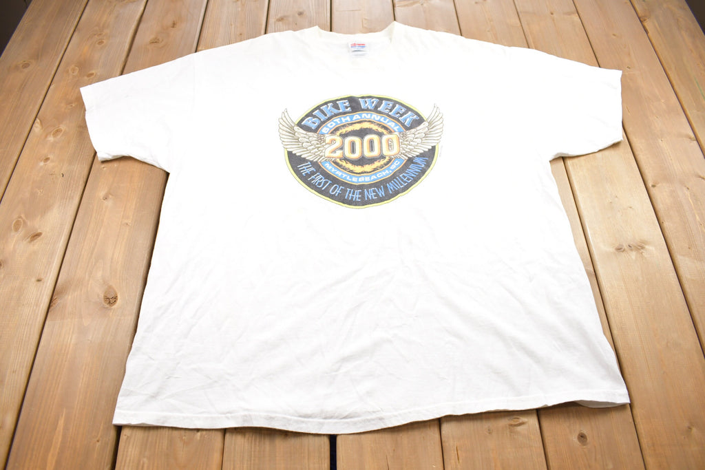 Vintage 2000 Bike Week Myrtle Beach Graphic T Shirt