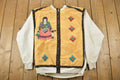 Vintage 1990s Aztec Sheep Button Up Crewneck