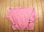 Vintage 1990s Pro Spirit Blank Pink Crewneck Sweatshirt