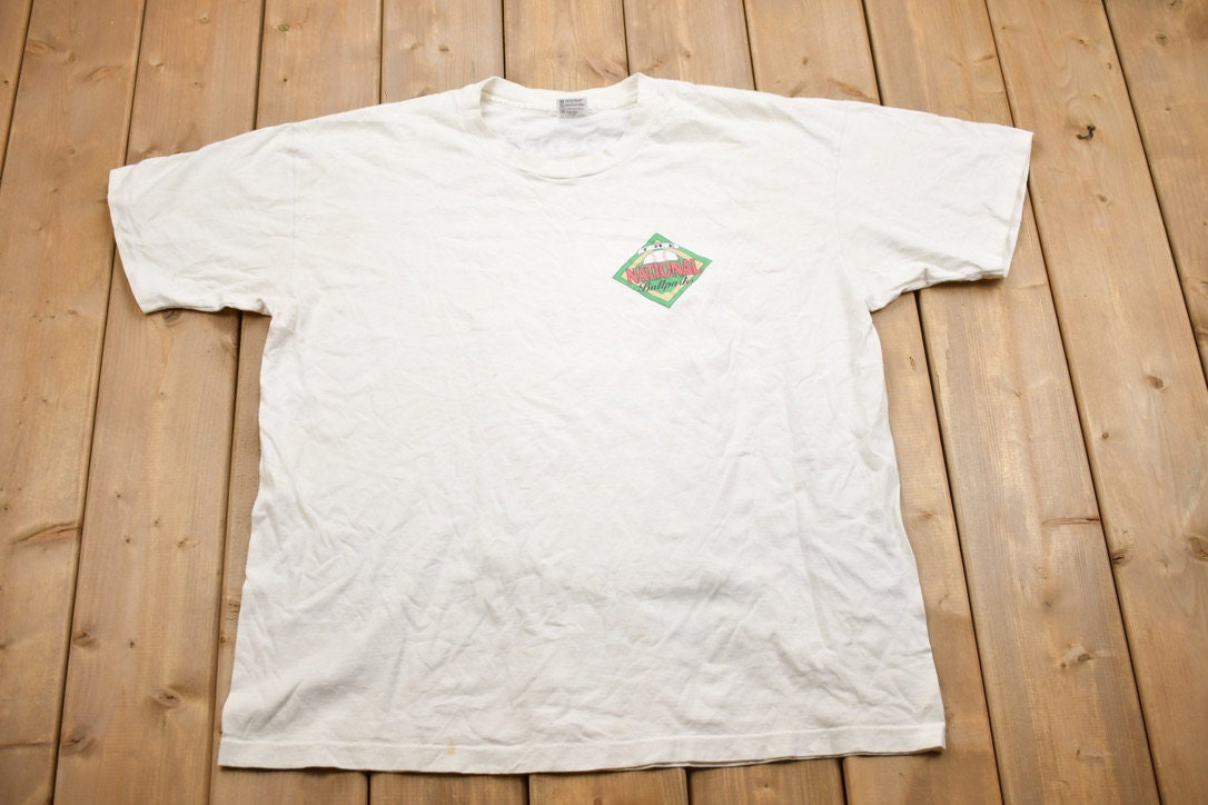 Vintage 1990s Fields Of Dreams American Baseball Theme Graphic T Shirt
