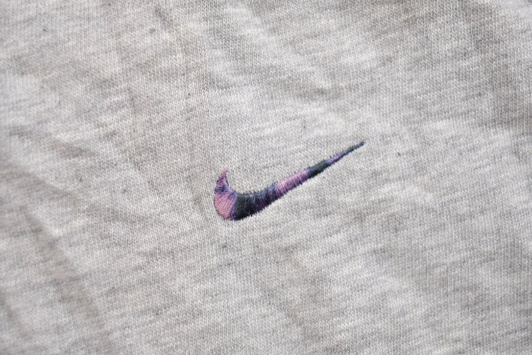 Vintage 1990s Nike Embroidered Mini Swoosh Crewneck Sweatshirt