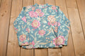 Vintage 1980s Floral Long-sleeve Sweatshirt