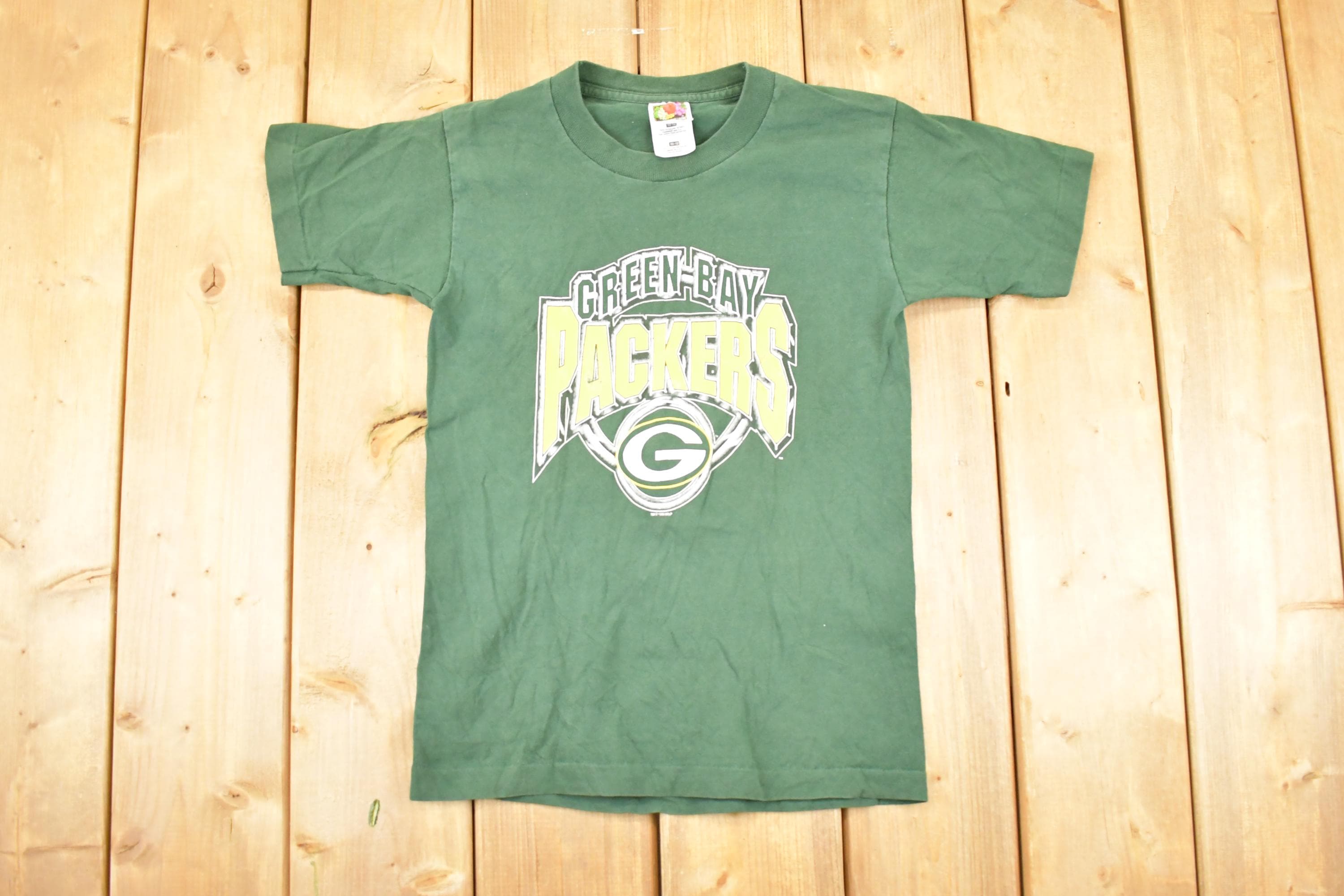 Vintage 1990s Green Bay Packers NFL T-Shirt Youth L
