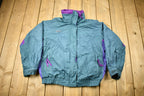 Vintage 1990s Columbia Sportswear Full Zip Windbreaker Jacket