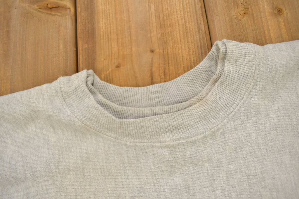 Vintage 1990s Grey Champion Reverse Weave Crewneck