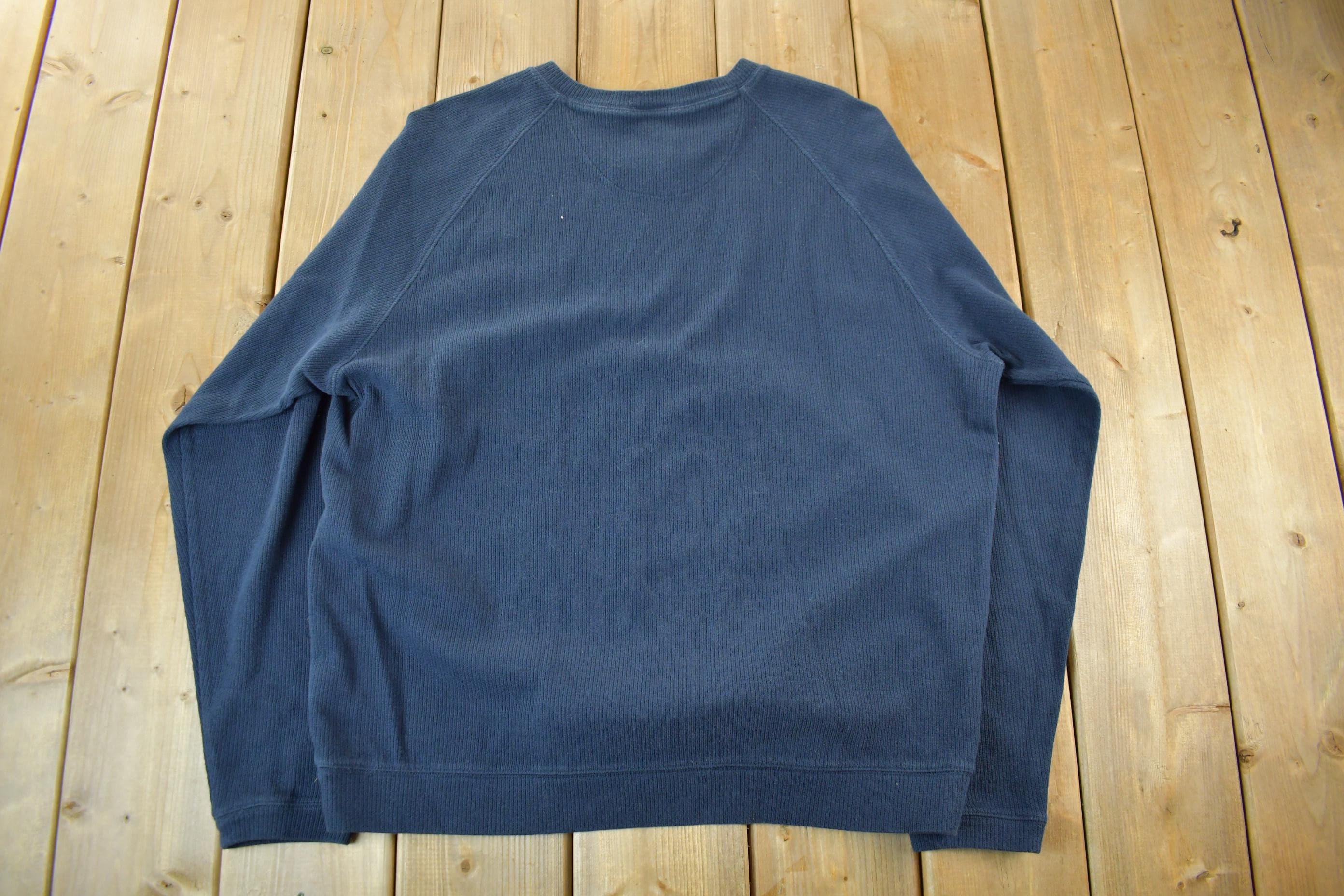 Vintage 1990s Nike Golf Knit V Neck Sweater Men's Large