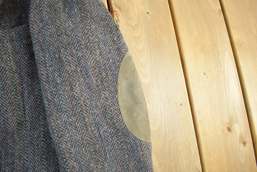 Vintage 1980s Harris Tweed Blazer - Men's Medium - Made In UK