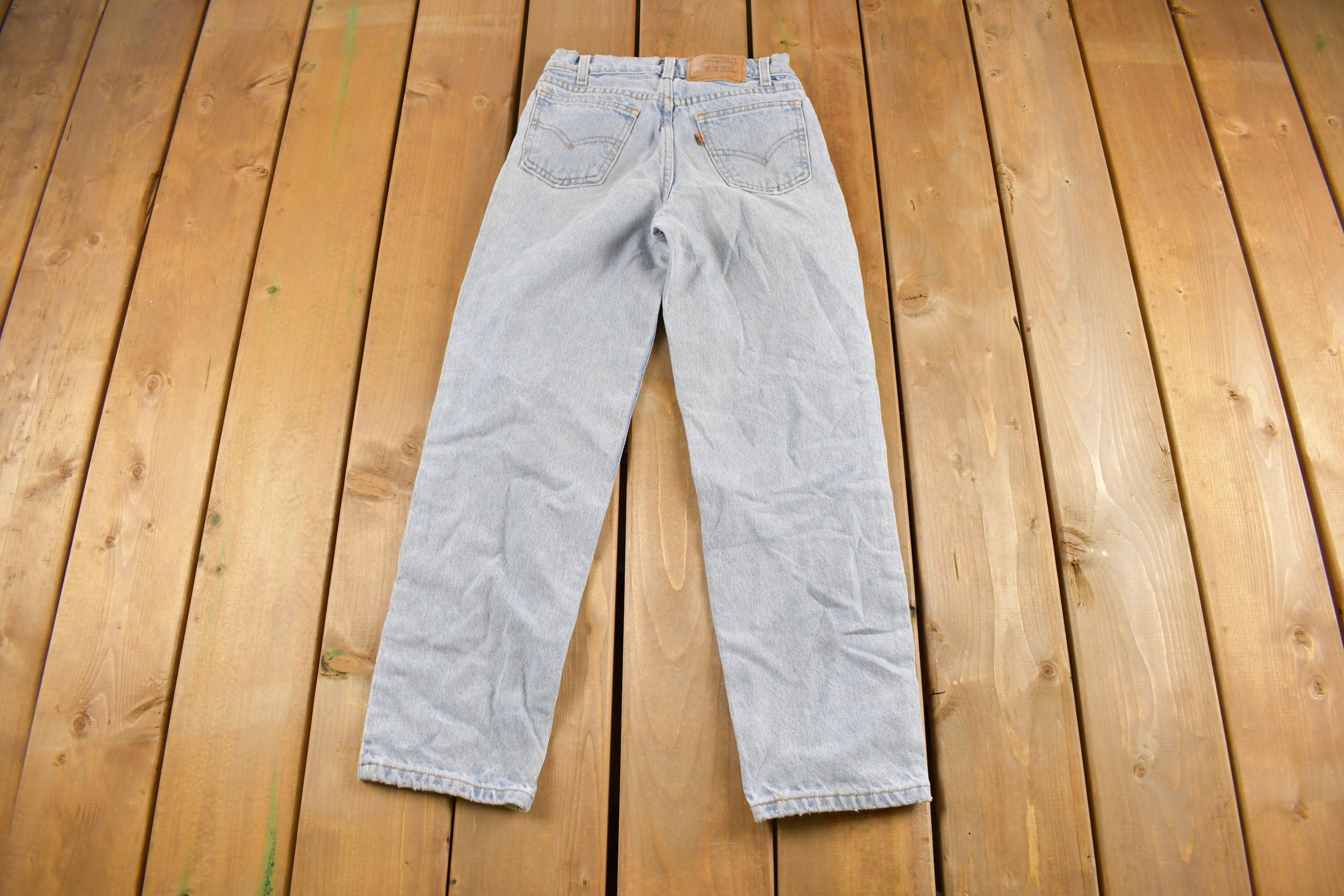 Vintage 1990s Levi's 550 Light Wash Denim Women's Jeans Size 24 x 24