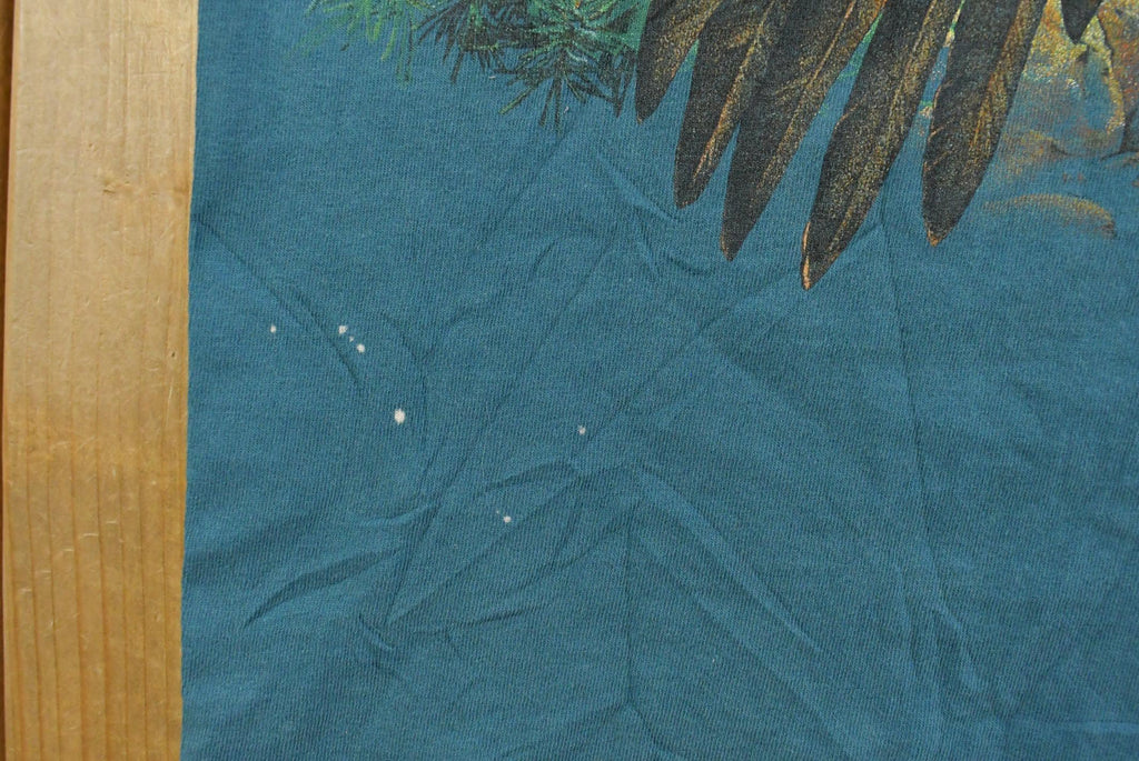 Vintage 1990s Bald Eagle Nature Graphic T-Shirt Men's XL